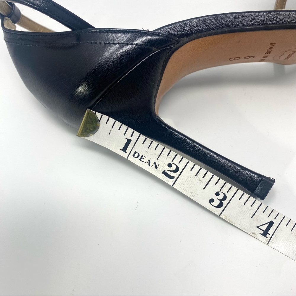 Charles David Floral Applique Ankle Strap Heel Sandal - Picture 10 of 12